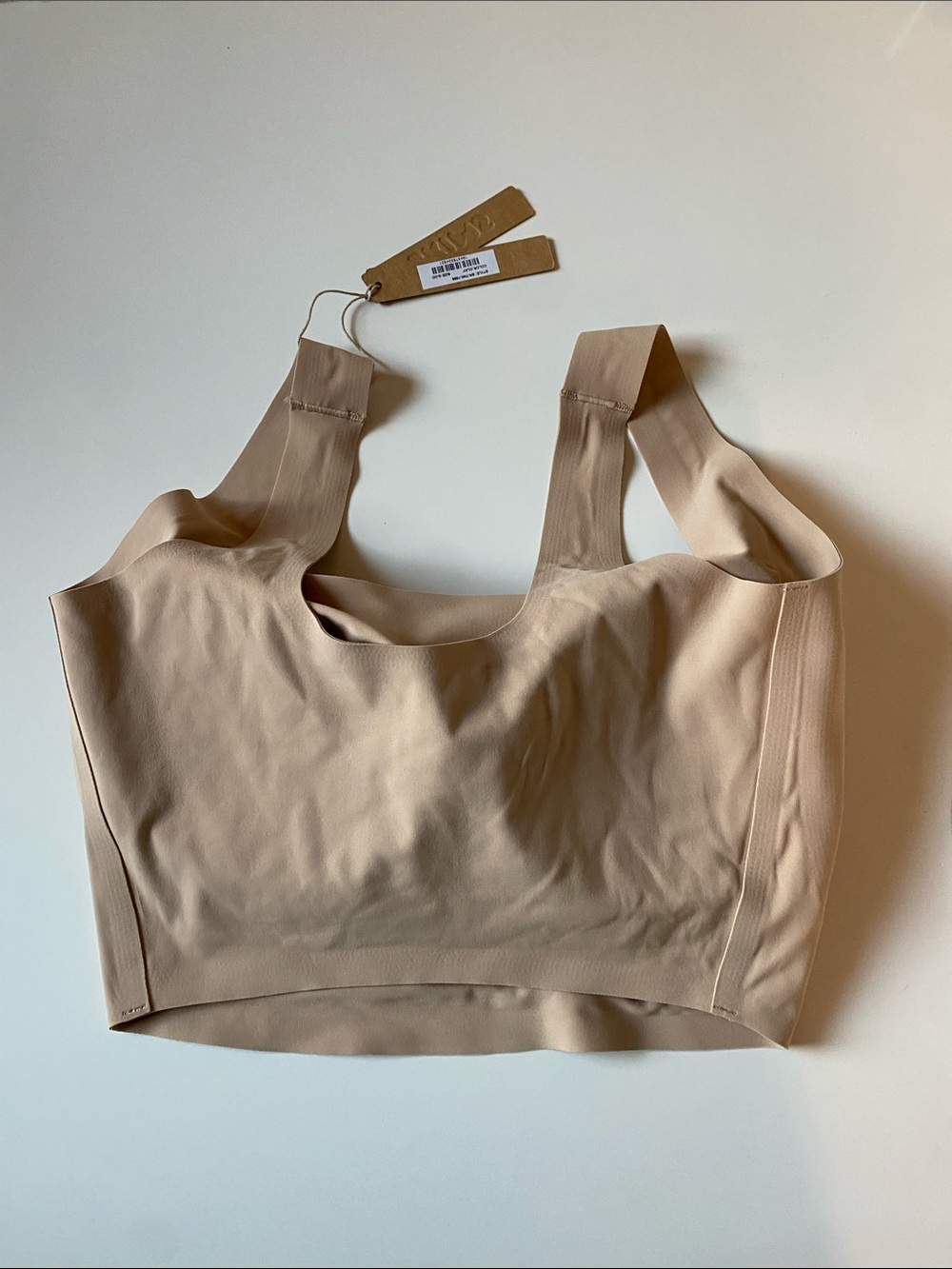 Skims Naked Plunge Tank Bra in Clay NWT - Picture 3 of 4